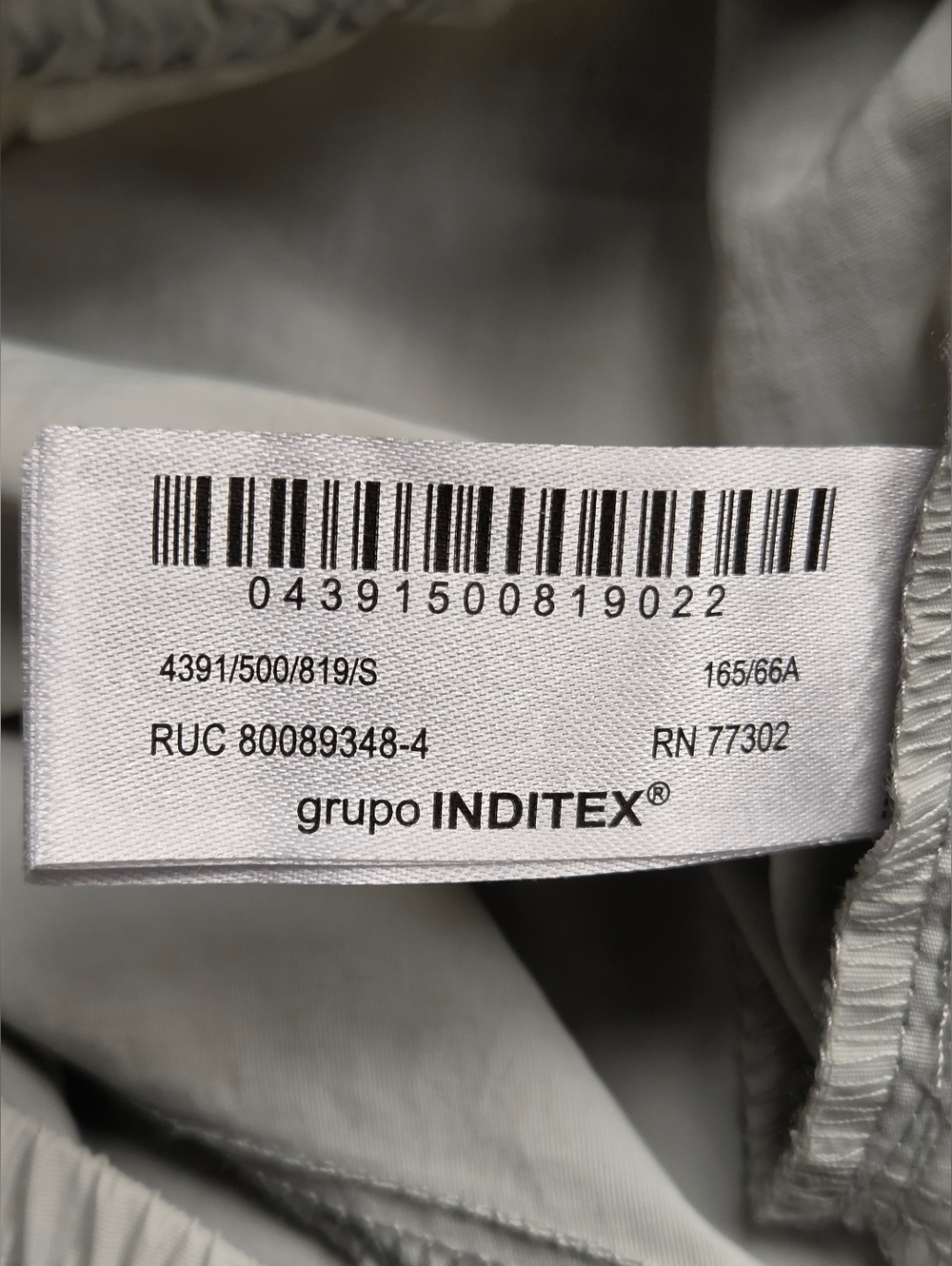 Zara Light Gray Parachute Cargo Pants Size S - Picture 12 of 13